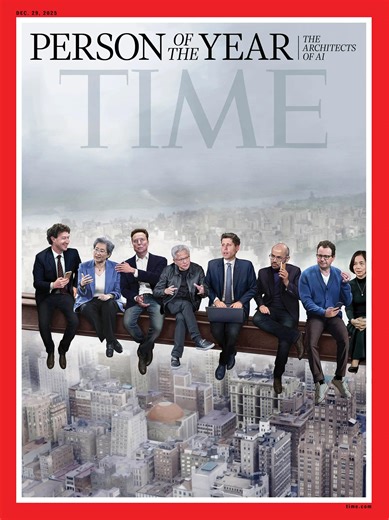Time magazine names 'Architects of AI' Person of the Year 2025
