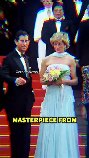 Diana’s Cannes Gown: The Ultimate Sweetheart Moment! #princessdianaforever #royalstyle #royalfamily