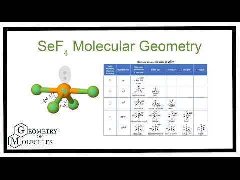 What is the Molecular Geometry of SeF4? | Selenium Tetrafluoride Explained