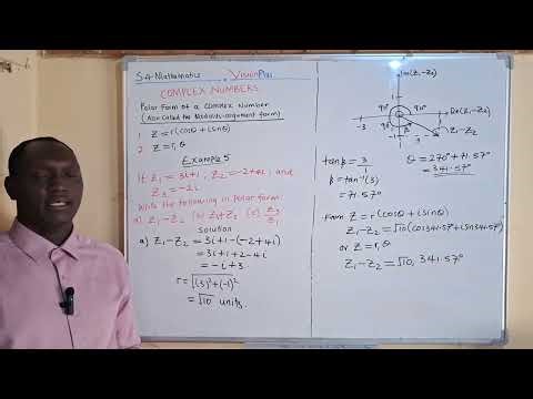 Cartesian to Polar Form Example 5 Part a & b