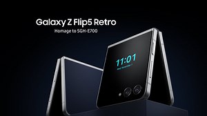 Samsung's New Galaxy Z Flip 5 Retro Is a Blast From the Past