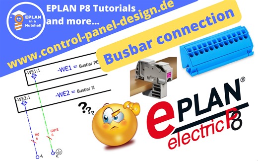 Busbar connection points in EPLAN