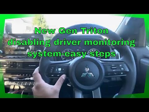 Disabling Driver Monitoring System /Face Detection Camera On Mv Triton 2024 triton Athlete