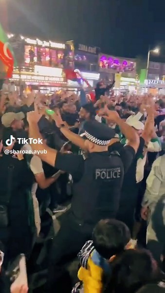 Celebratory Bhangra Dance by UK Police Officers