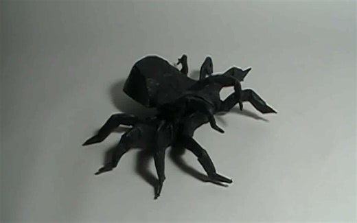 【折纸】狼蛛折纸教程--Origami Tarantula (Robert J. Lang)