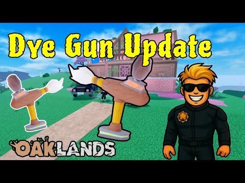 DYE GUN UPDATE in Oaklands Roblox! 🎨 Fastest Way to Dye Materials & Builds!