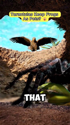Why This Giant Spider Doesn't Eat The Frog 😱
