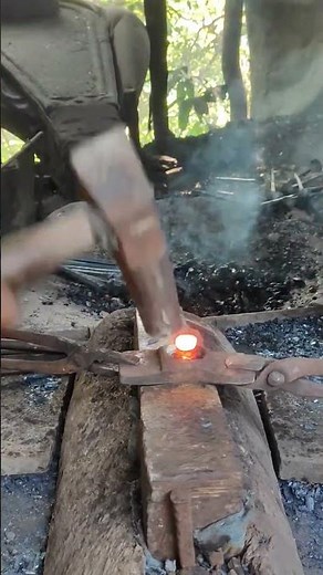 Perfect Nail Creation — From Red Hot to Razor Sharp #makingnails #shorts