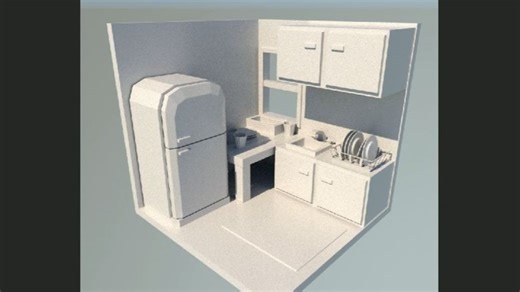 【Maya新手神器】30分钟“厨房”渲染速成！零基础搭建指南