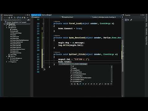 Create a simple HSMS / SECS-II host application from scratch in 10 minutes