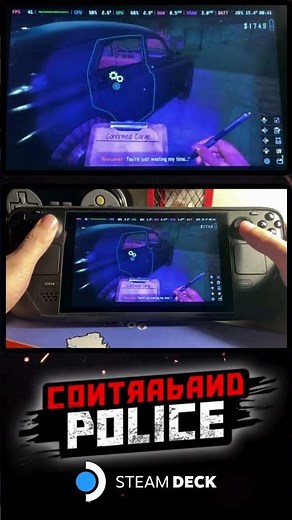 Contraband Police on Steam Deck LCD #gaming #games #gametesting