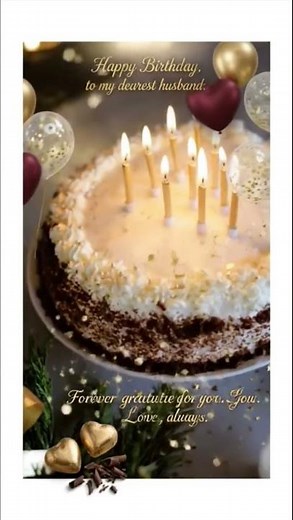 Birthday Wishes for Husband ❤️ | Heart Touching Birthday Message for My Love #Shorts