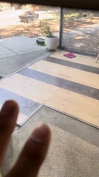 Exterior Outdoor Waterproof flooring install (COREtec / SPC Flooring)