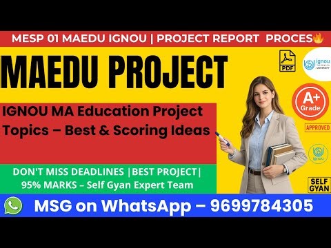 IGNOU MA Education Project Topics – Best & Scoring Ideas IGNOU MA Education Project Topics 🔥