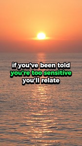 Ever been told you are too sensitive? #sensitivesoul #empathstruggles #socialpsychology #sensitivity #setboundaries #toxicrelationship | Psychology Scholar