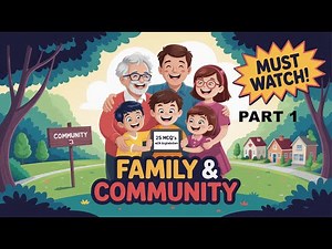 Family & Community - MCQ Part 1 | Class 6 Social Science Chapter 9 | MCQ PULSE