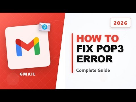How To Fix POP3 Error in Gmail