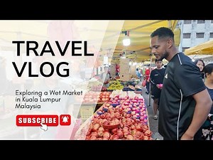 Exploring a Local Wet Market in Kuala Lumpur 🇲🇾 | Street Food & Culture