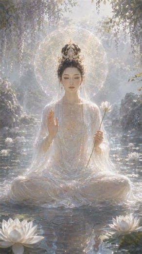 観音菩薩｜厄除け・良縁・諸願成就｜白蓮慈航図