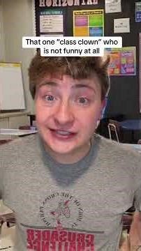 That “class clown” who is not funny at all #comedy #school #pov