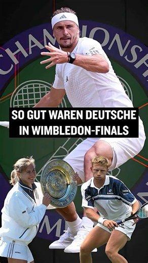 How Germans have performed in Wimbledon finals so far #shorts