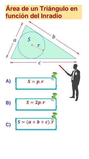 ÁREA DE UN TRIÁNGULO EN FUNCIÓN DEL INRADIO (Clases Virtuales Primaria) Clases primaria y secundaria. Clases VIRTUALES en vivo. Informes al 935087890 La MATEMATICA la desarrolla el mismo estudiante con el seguimiento del docente. #academia de matemática. 👏🏻😀📚CARACTERÍSTICAS DE NUESTRA PREPARACIÓN • 👉🏻Tendrá Clases en vivo por ZOOM. • 👉🏻100% interactivas • 👉🏻Incluye libros y guías descargables. • 👉🏻Reporte de Notas y asistencias semanales • 👉🏻Comunicación constante con el apoderado(