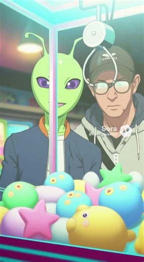 Alien flight to a secret place