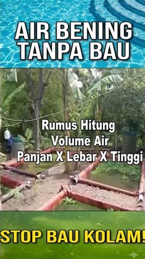 Cara Hitung Volume Air Kolam & Dosis Eko Enzim