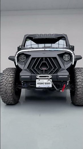 Jeep JK Grill & bumper w/ Winch Plate 丨Jeep Wrangler JK #jeep #jeepjk #wrangler #grill #bumper #4wd
