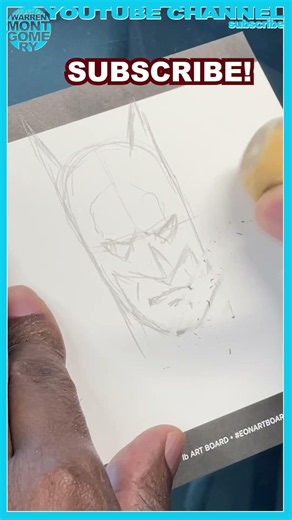 #shorts How I Sketched Batman | Dark Knight | DC Comics