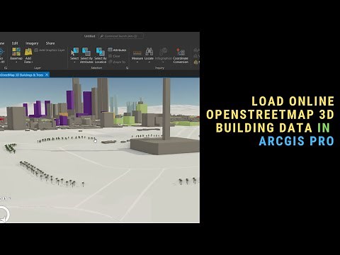 Load online OpenstreetMap 3D Building Data in ArcGIS Pro