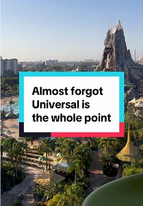 We could get used to these views! 🥹 #universalorlandoresort #universalorlando #vacation #EpicUniverse #universal