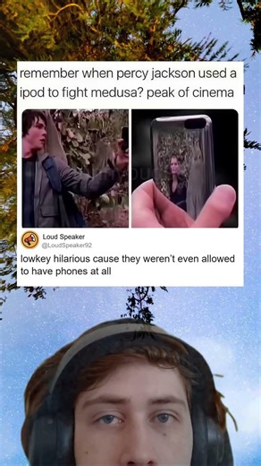 Percy Jackson Outsmarts Medusa Using An Ipod Touch