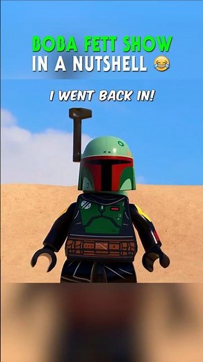 #BobaFett Show in a Nutshell 😂 | CSG #Shorts | #LEGOStarWarsTheSkywalkerSaga #LEGO #StarWars #Memes
