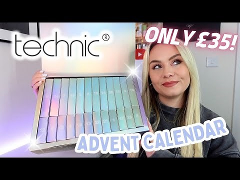TECHNIC COSMETICS SUPER ADVENT CALENDAR 2025 UNBOXING & REVIEW | ONLY £35! BARGAIN! ✨ | MISS BOUX