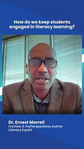 1.2K views · 13 reactions |  Congrats to #myViewLiteracy and #myPerspectives author Dr. Ernest Morrell for making the 2025 RHSU Edu-Scholar Public Influence Rankings! This prestigious list honors top U.S. scholars who shaped educational practice last year.  Watch his quick tip on keeping students engaged in literacy learning. #elachat Savvas.com/Literacy | Savvas Learning | Facebook