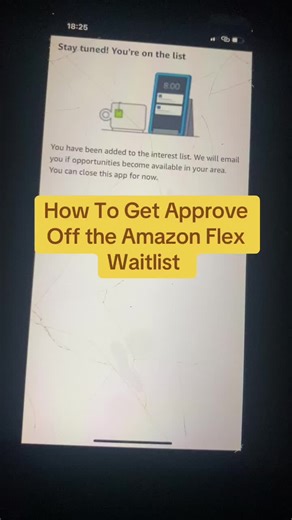 Cómo Pasar de la Lista de Espera de Amazon Flex