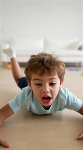 Oops! Toddler's Unexpected Tumble Caught on Camera! 😂 #EpicFail #Shorts