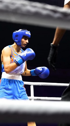 The women’s 48kg World Boxing Champion shines in her semifinal bout in front of her home crowd. Minakshi Minakshi is onto the finals 🇮🇳 | WORLD BOXING