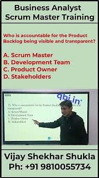 Requirements Prioritization | PSPO Questions | Transparent Product Backlog | Backlog Refinement