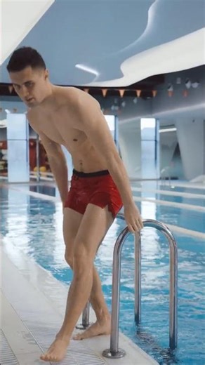 Steamy Speedo King in the Swimming Pool