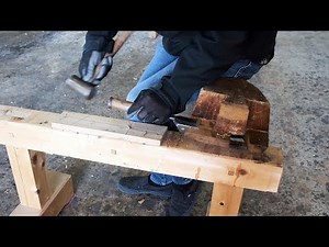 大工の職人技 ～光付けの実演～