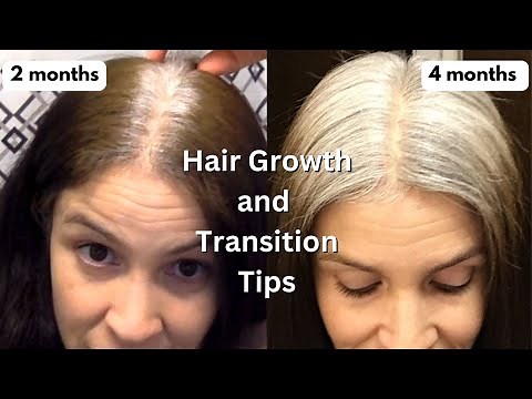 Hair Growth Tips And How To Make Your Gray Hair Transition Easier #grayhairjourney