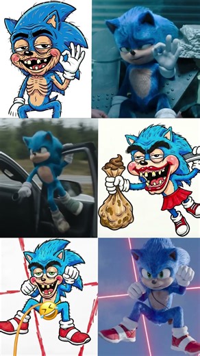 Sonic the Hedgehog Funny Drawing Meme P6