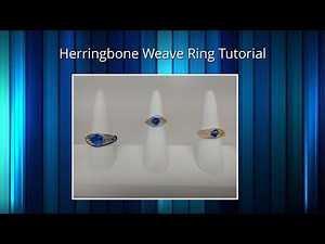 Herringbone Weave Wire Wrap Ring | Tutorial