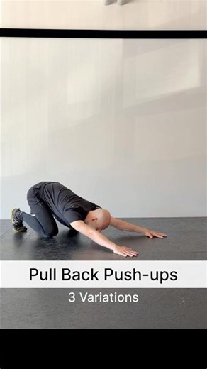 3 Level of Pull Back Push-ups #workout #funtionaltraining