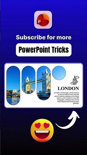 Easy PowerPoint Trick using MERGE SHAPES 😱🤯 #powerpoint #presentation #students