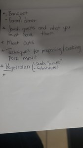 What is a banquet?What must you take into consideration when s... | Filo