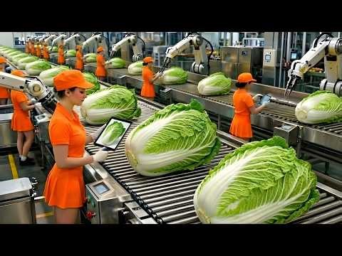 Why Korean Kimchi Is So Famous: Inside a Modern Kimchi Factory (Full Process)