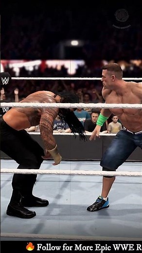 John Cena Finishers against Roman Reigns | WWE 2K22 Gameplay Shorts!